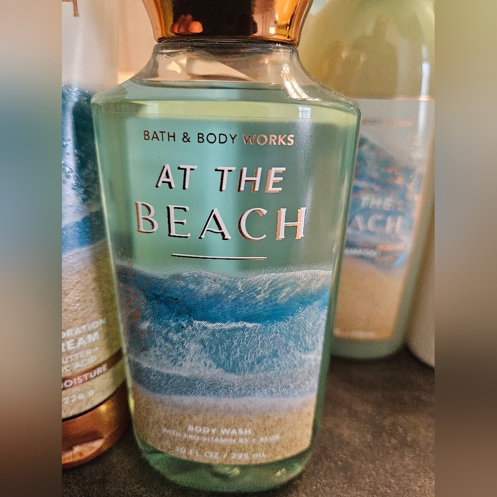 At The Beach Bath & Body Works Cream Wash Shampoo Conditioner New Full Size - Picture 6 of 8